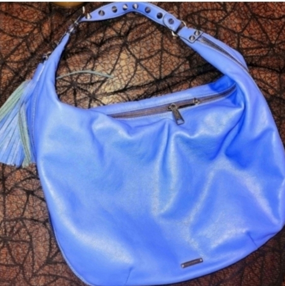 🍂🍁RARE!!!REBECCA MINKOFF TWILIGHT SKY BAILEY HOBO BAG - Picture 5 of 14